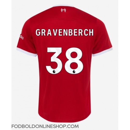 Liverpool Ryan Gravenberch #38 Hjemmebanetrøje 2023-24 Kortærmet